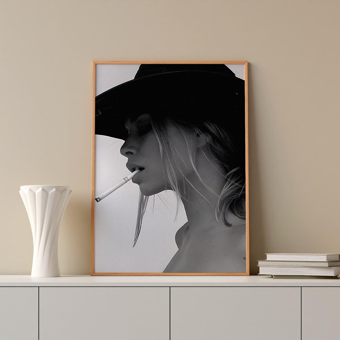 Cowgirl Art Print, Western Aesthetic Fashion Poster - Image 3