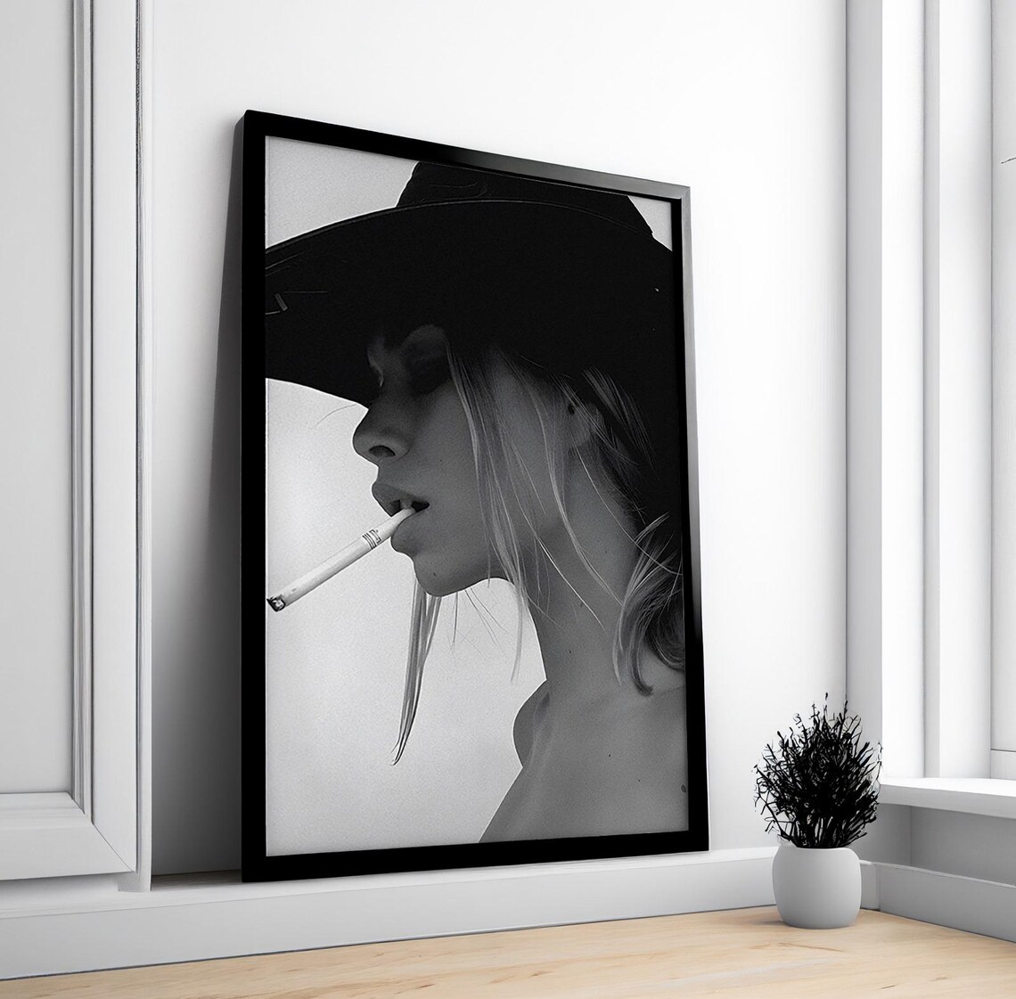 Cowgirl Art Print, Western Aesthetic Fashion Poster - Image 2