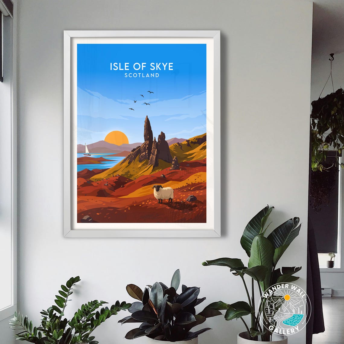 Isle of Skye Scotland Old Man of Storr Ram Sunset Peaks Poster - Image 3