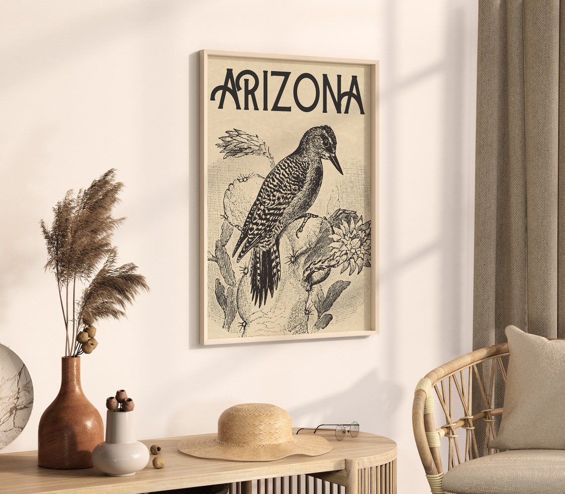 Arizona Vintage Travel Poster Art Print - Image 2