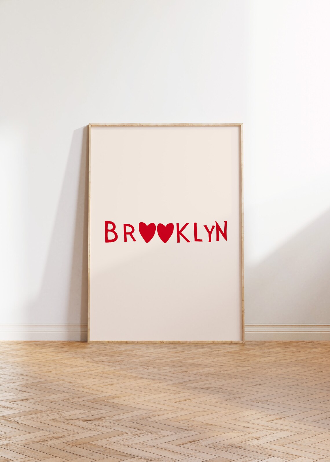 Brooklyn Minimalist New York Travel Poster - Image 3