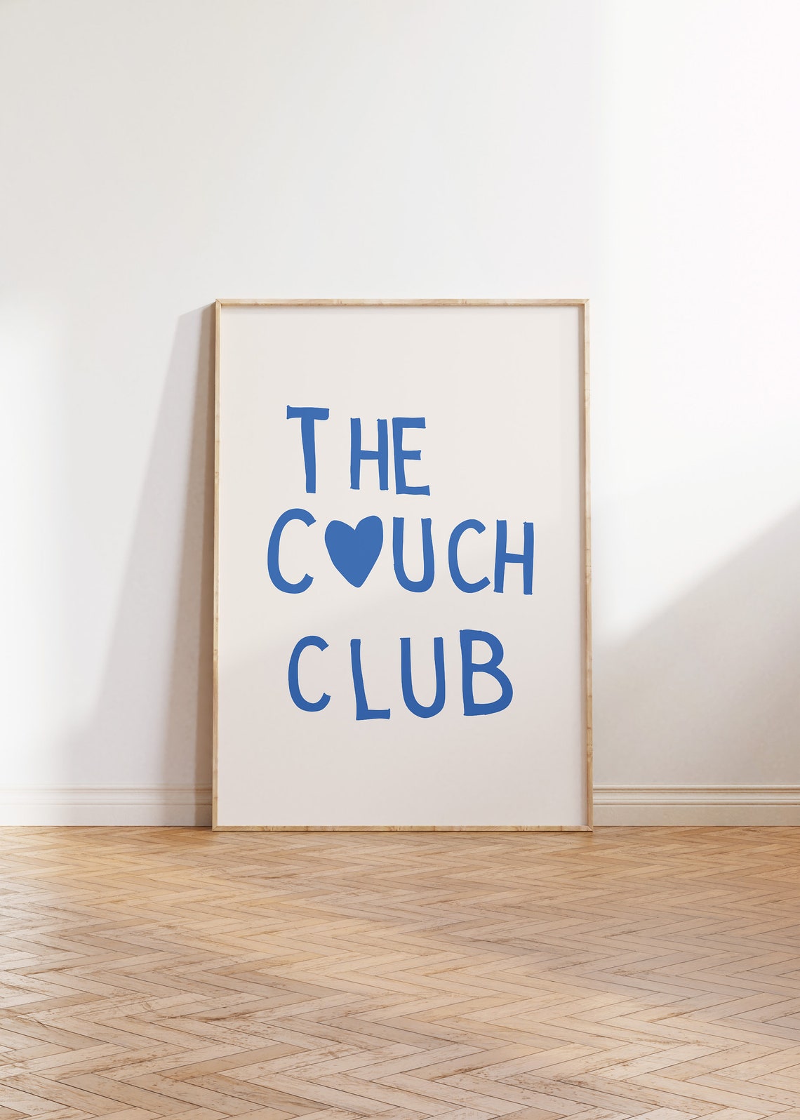 The Couch Club Heart Quote Cute Cozy Living Room Decor Poster - Image 3