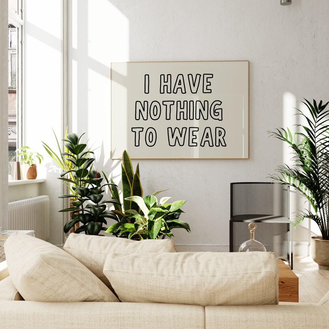 Funny Laundry Retro Typography Art Print, Closet Decor - Image 2