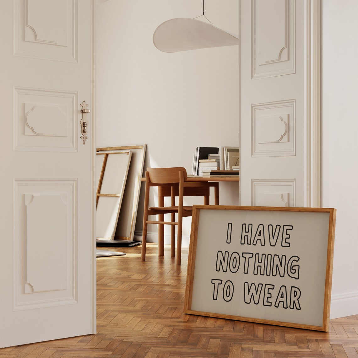 Funny Laundry Retro Typography Art Print, Closet Decor - Image 3