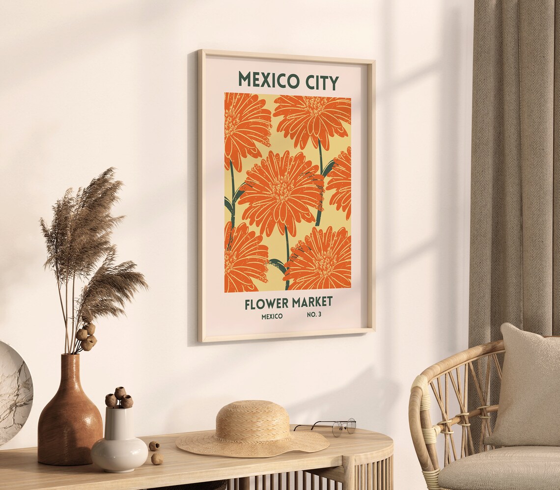 Flower Market, Mexico City Mexico Art Print - Image 2