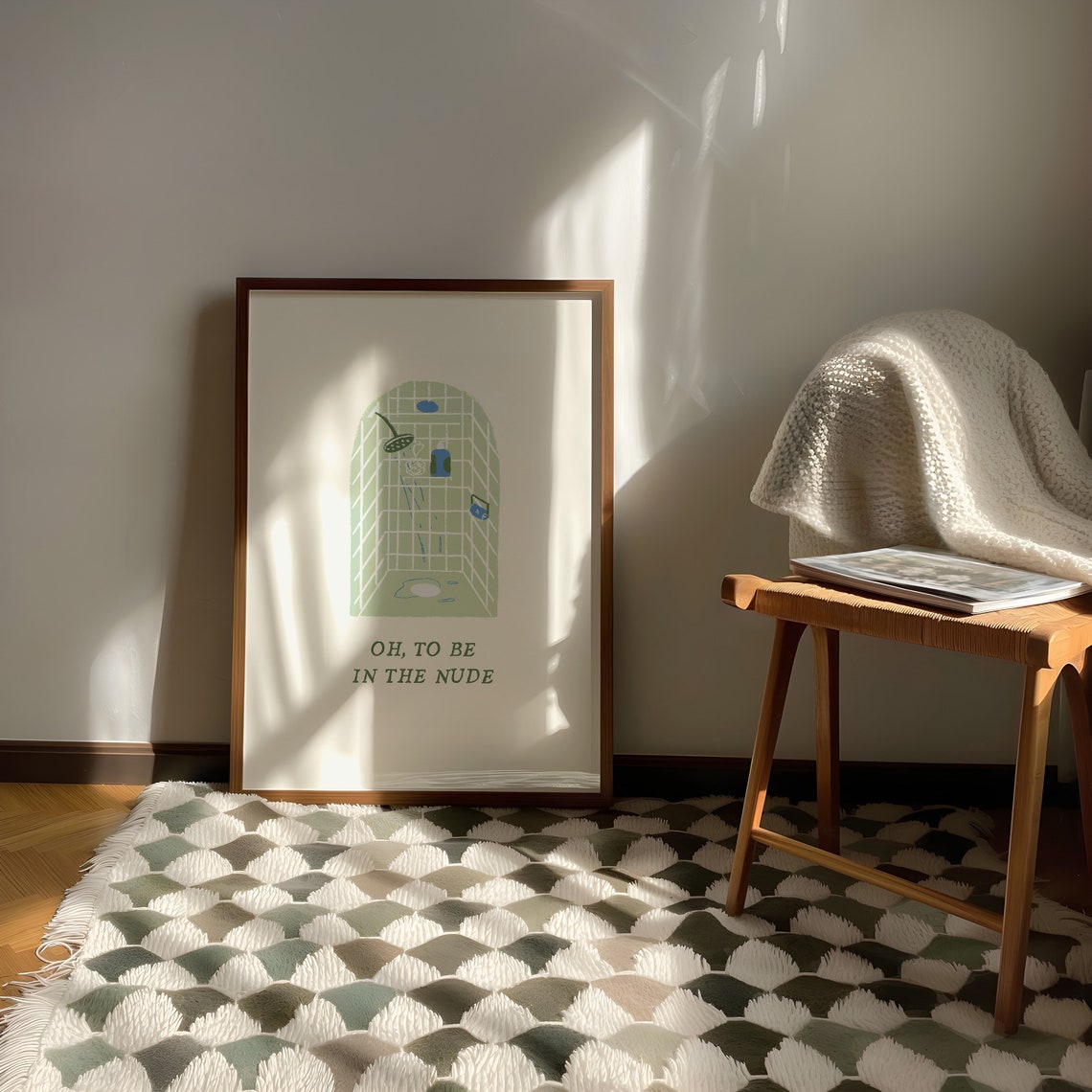 Cute Bathroom Shower Quote Poster Print - Image 3