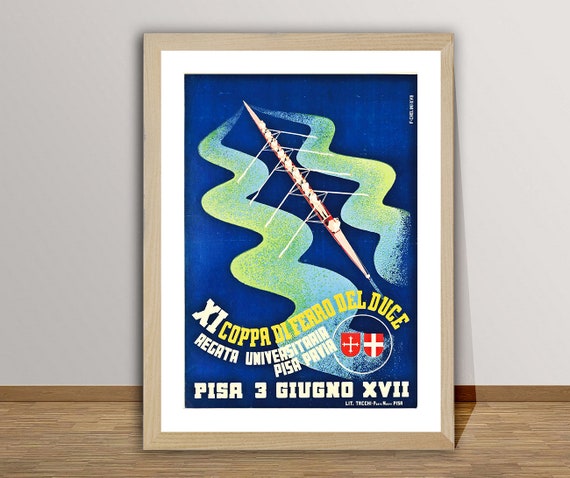 Xi Coppa Di Ferro Del Duce Vintage Travel Poster Poster Print Or Print Gift Idea Wall Decor