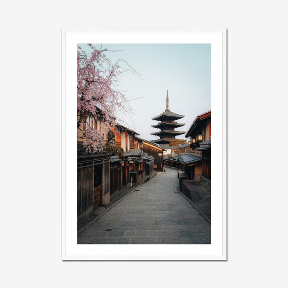 Yasaka Pagoda Print, Kyoto Street Photography