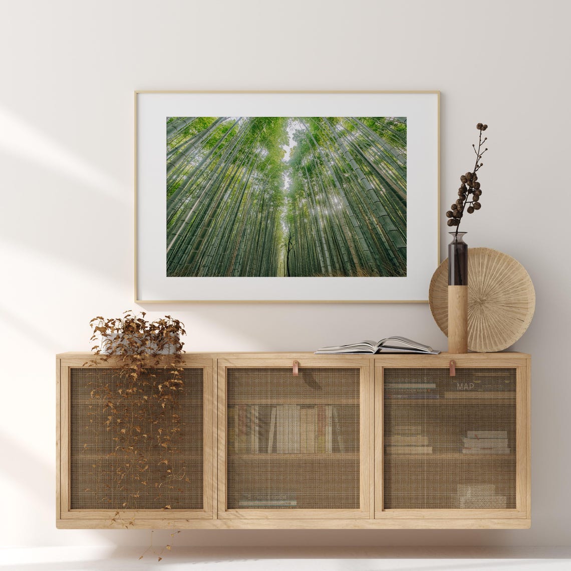Arashiyama Bamboo Forest, Zen Nature Art Print