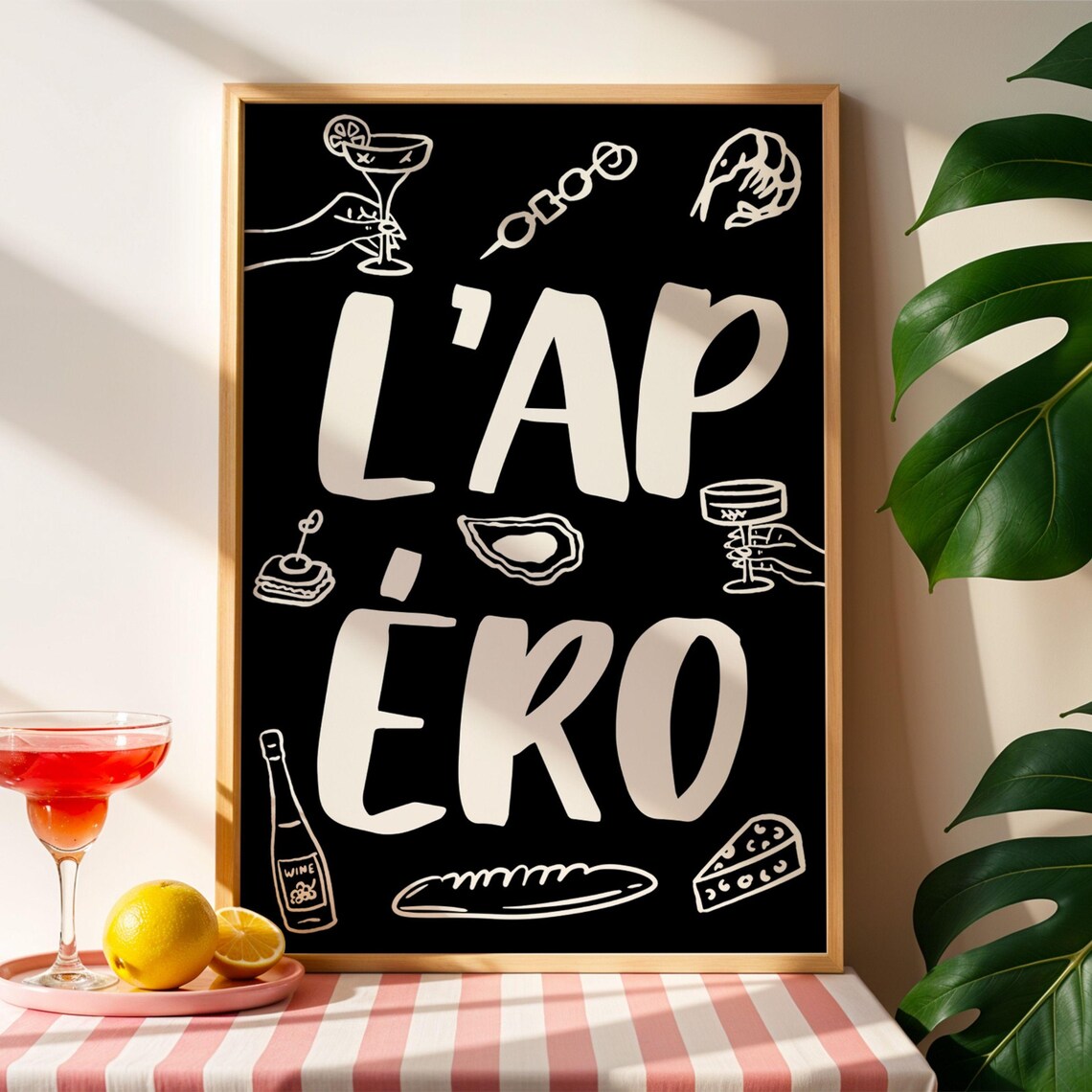 French Bar Decor Cocktail Lapero Poster - Image 3