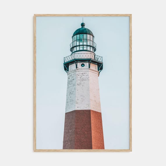 Fine Art Lighthouse Print Color Photography Poster Coastal Wall Art Decor Nautical Home Decor