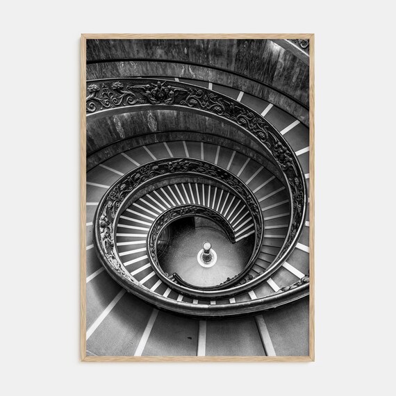 Black White Architecture Photography Art Print, Minimalist