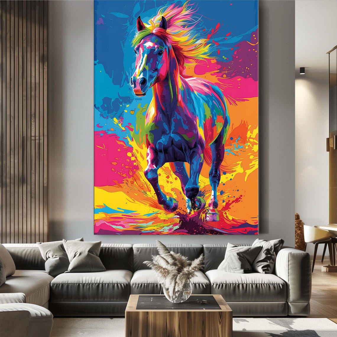 Horse Prints Wall Art Print Farm Animals Framed Horse Hobby Horse Photo Horse Print Horse Gifts Modern Art Wall Print - Image 2