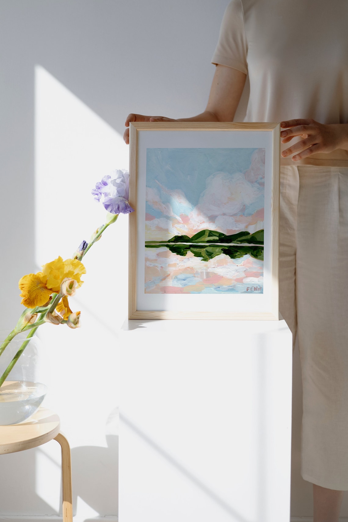 Landscape Impressionist Art Print, Spring Sunrise - Image 2