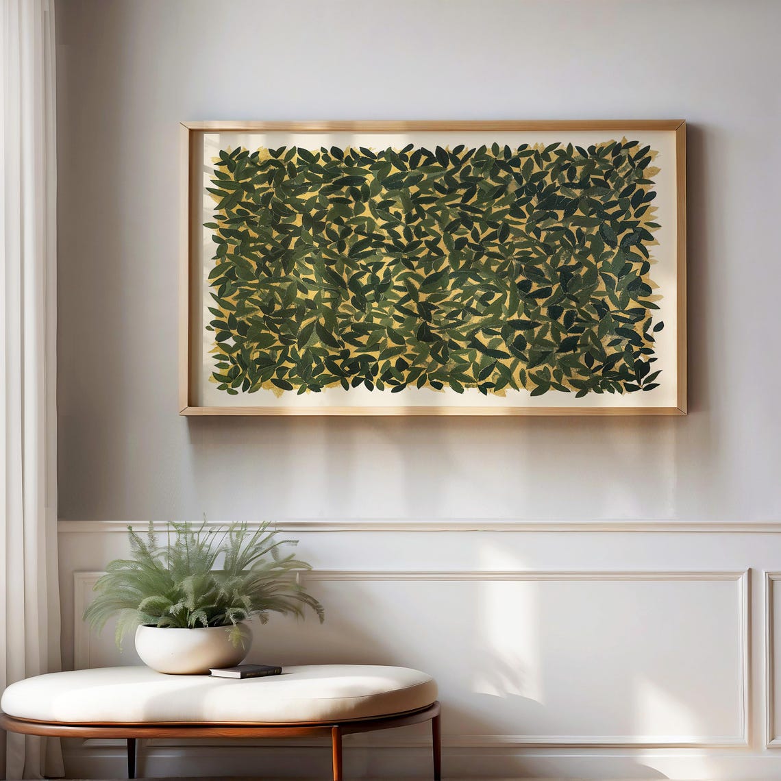 Botanical Spring Leaves Art Print - Image 2