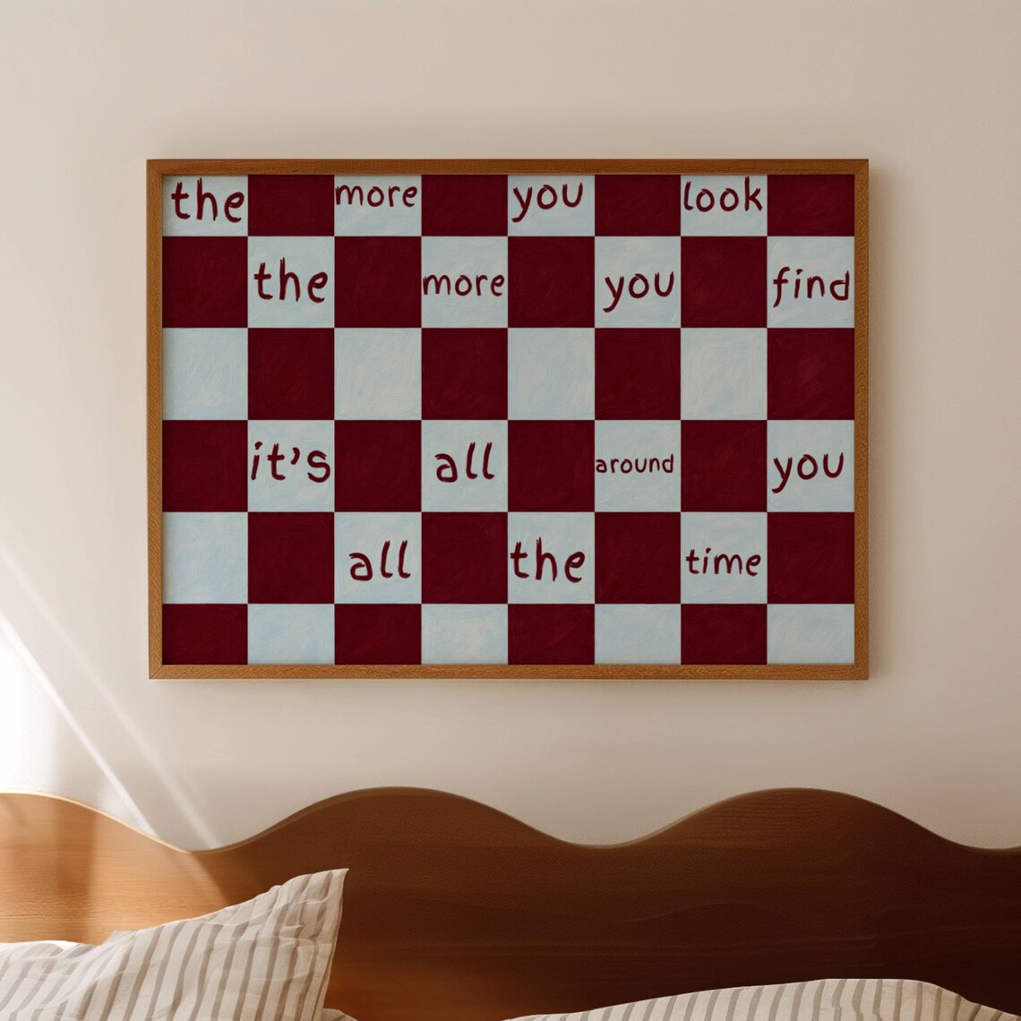 Ive Seen It Olivia Dean Lyrics Poster, Mid-Century Typography