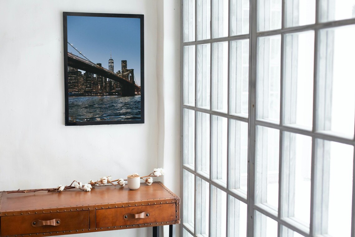 Brooklyn Bridge and New York City Skyline at Dusk - Image 2