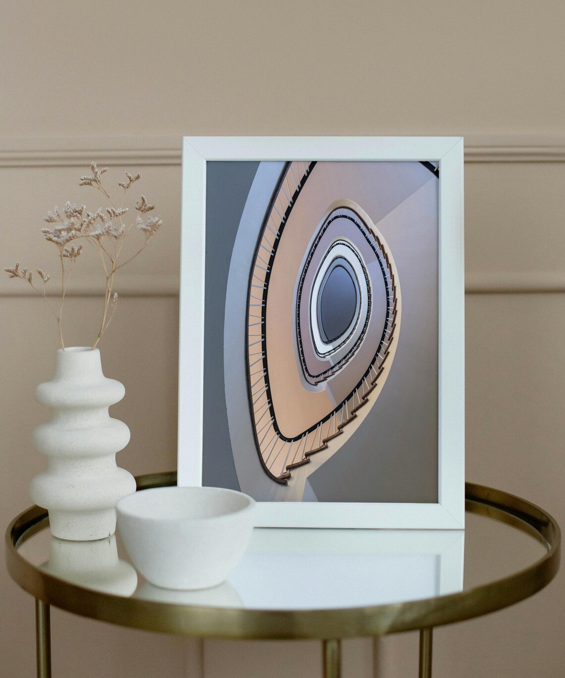 Abstract Spiral Staircase, Modern Minimalist Architecture - Image 4