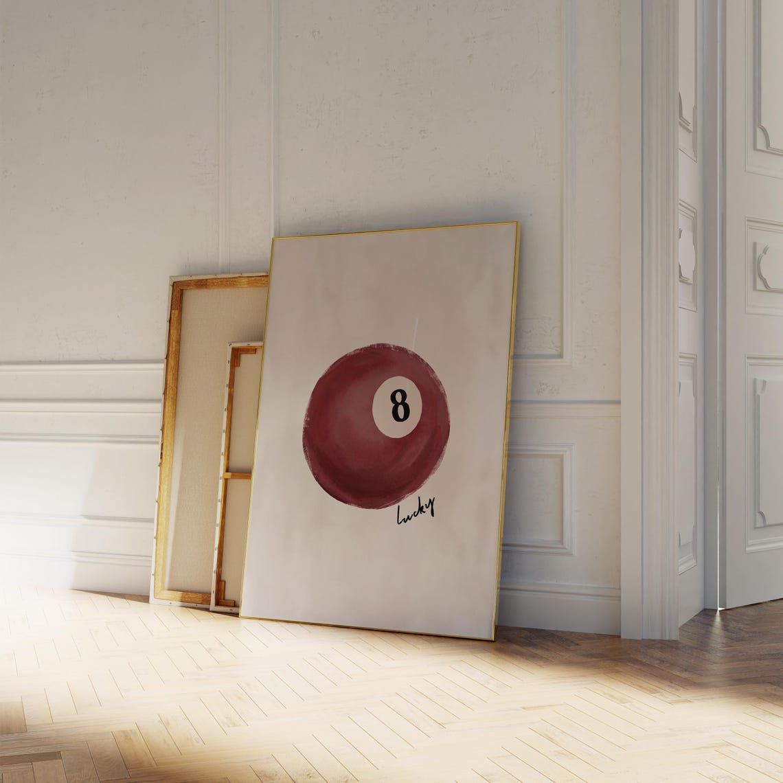 Wall Art Sizing Guide Frame Ratios Shown Against a Wide Sofa - Image 2