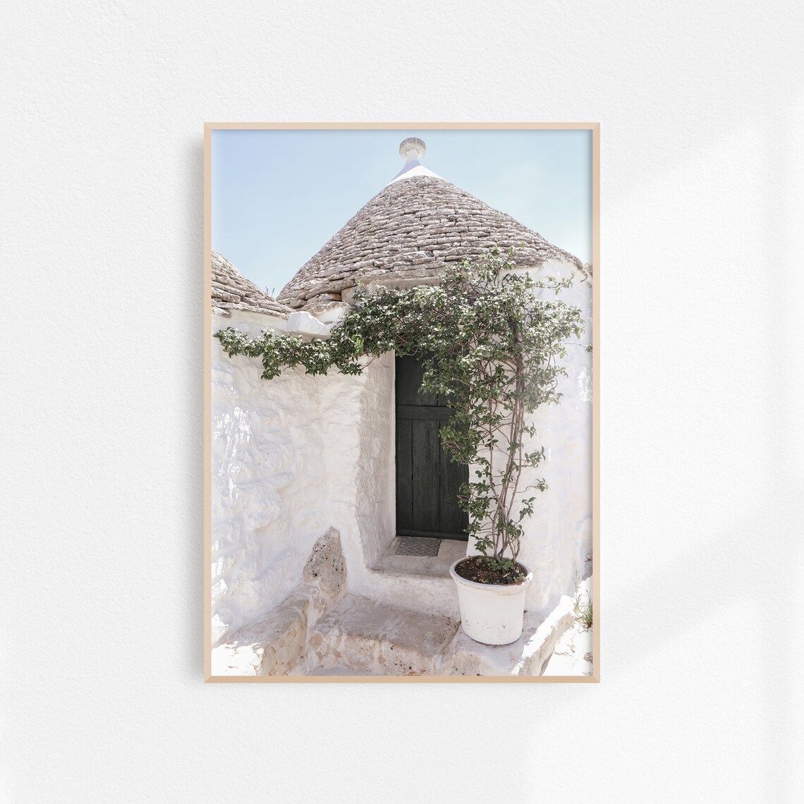 Alberobello Trulli Italy Travel Poster, Puglia