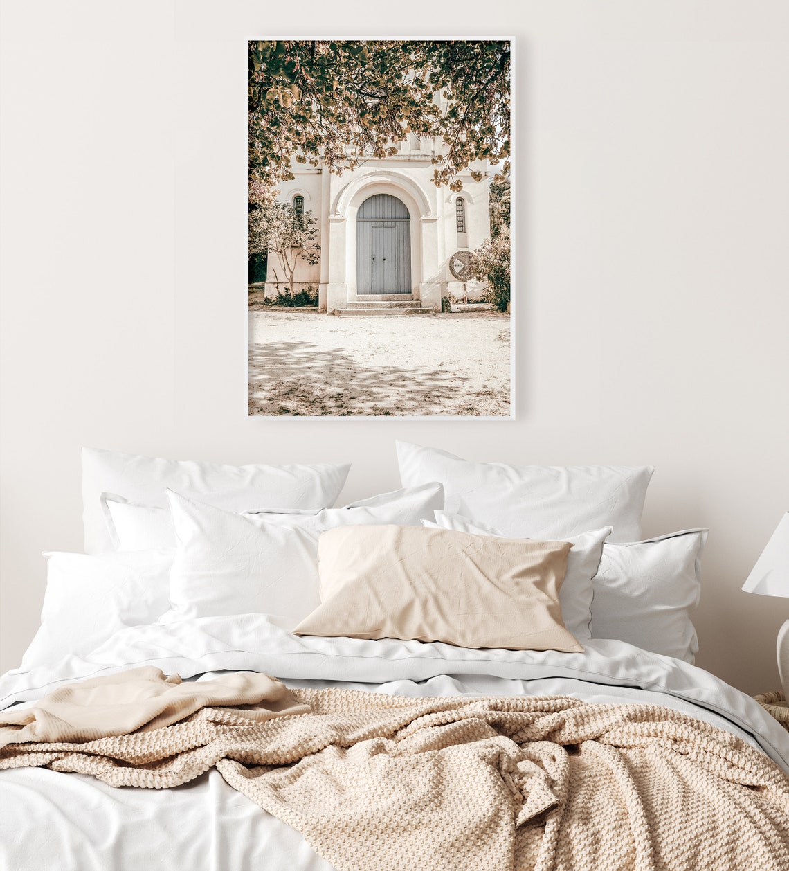 French Church Print France Art French Aesthetic Wall Art French Village Print Cottagecore Rustic French Decor - Image 3