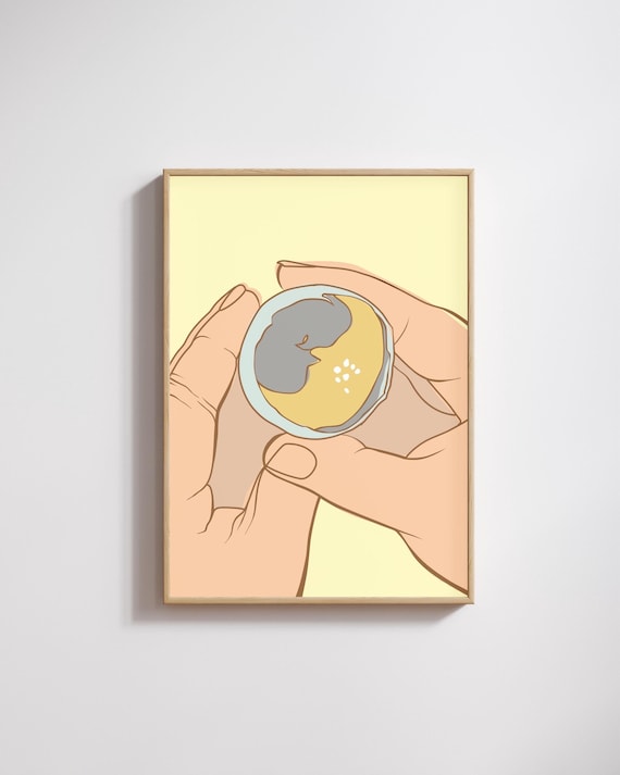 Balut Filipino Street Food Minimalist Line Illustration Kitchen Art Poster