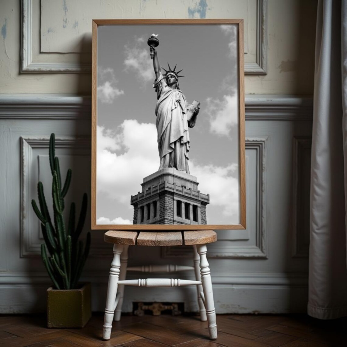 Statue Of Liberty Poster, Minimalist New York - Image 2