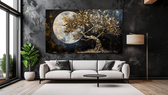 Painting Tree Abstraction Luxury Design Print Home Decor Wall Art Wall Art Gift Room Decor Ready To Hang
