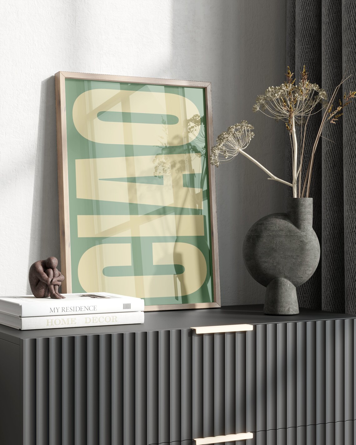 Ciao Typography Italy Retro Poster Print - Image 3