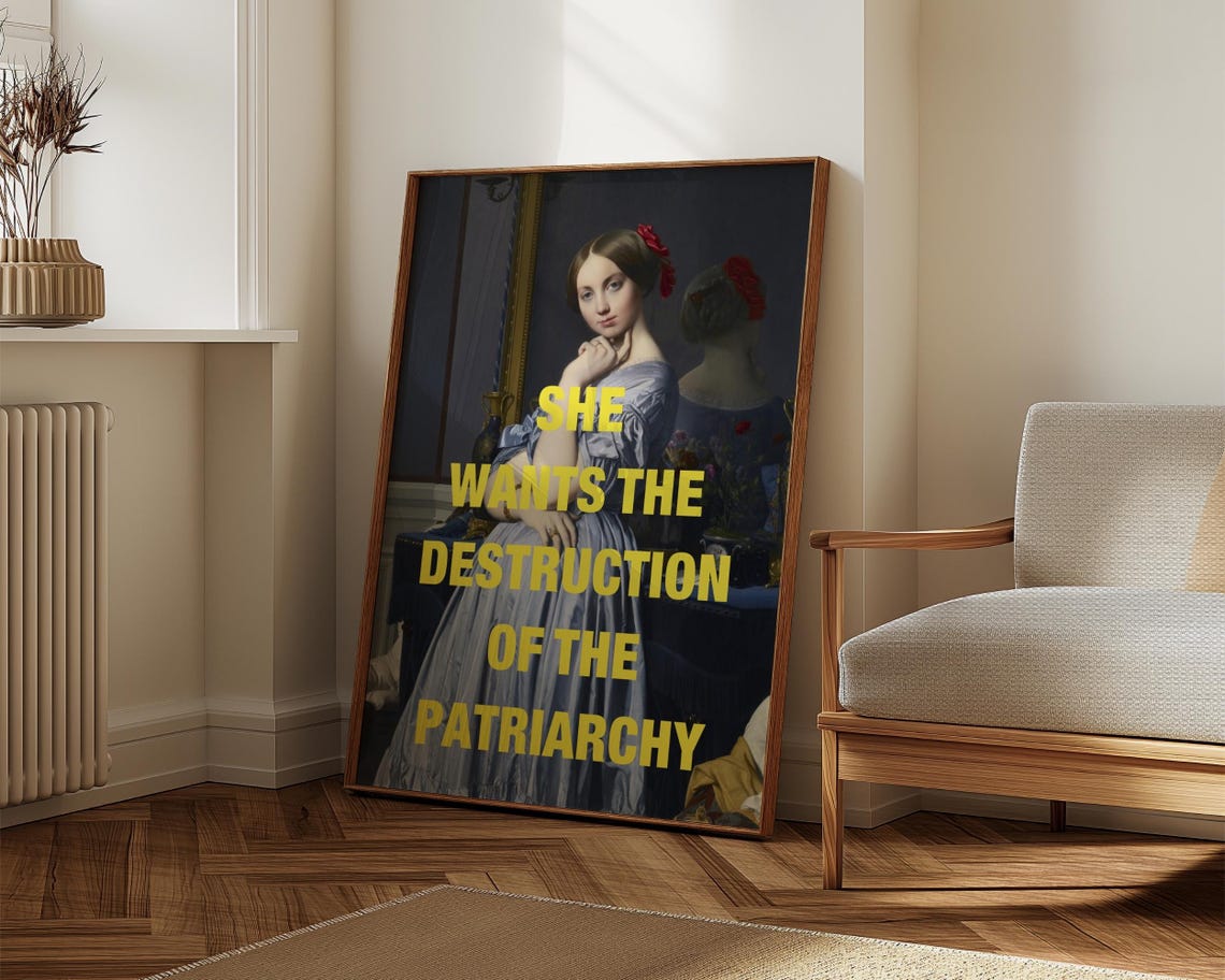 Feminist Poster Altered Art Print Feminist Quote Art Feminist Gifts Female Empowerment Print Girl Power Gift For Her Instant - Image 8