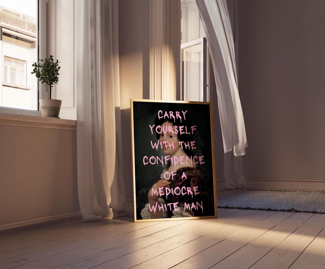 Feminism Poster, Vintage Feminist Quote Art Print - Image 2