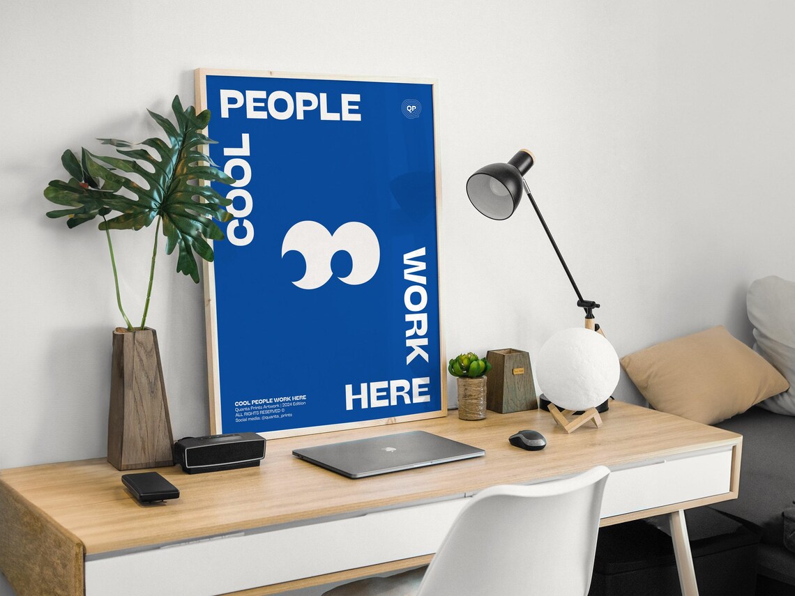 Cool People Work Here Inspirational Typography - Image 4