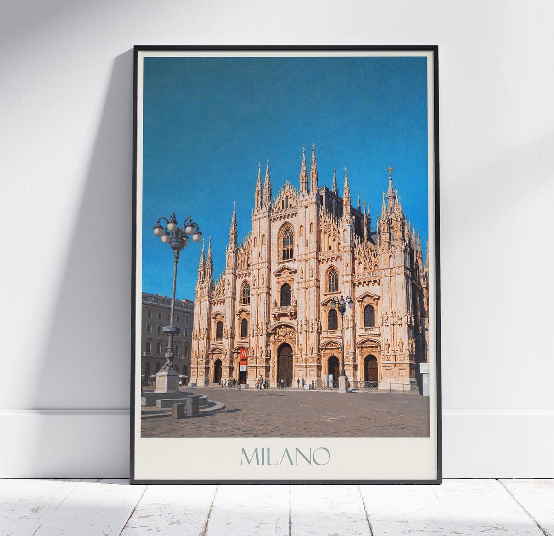 Milano Italy Duomo Di Milano Gothic Cathedral Facade Art Poster