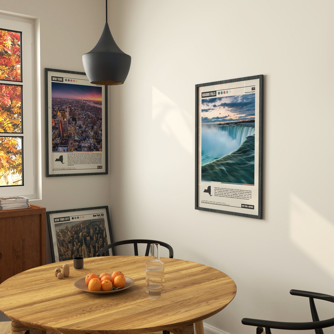 Niagara Falls Honeymoon Capital Horseshoe Falls Sunset Poster - Image 6