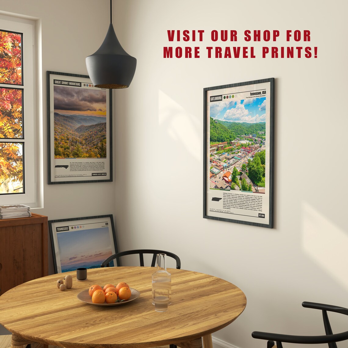 Gatlinburg Tennessee Gateway to the Smoky Mountains Travel Poster - Image 6