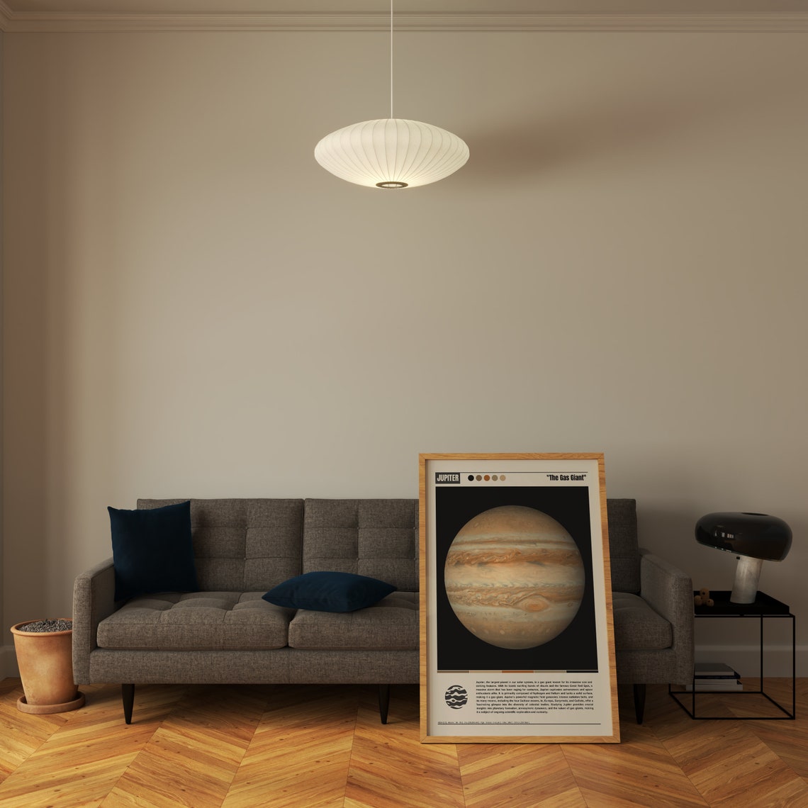 Jupiter The Gas Giant Planet Swirling Storms Space Photography Poster - Image 5