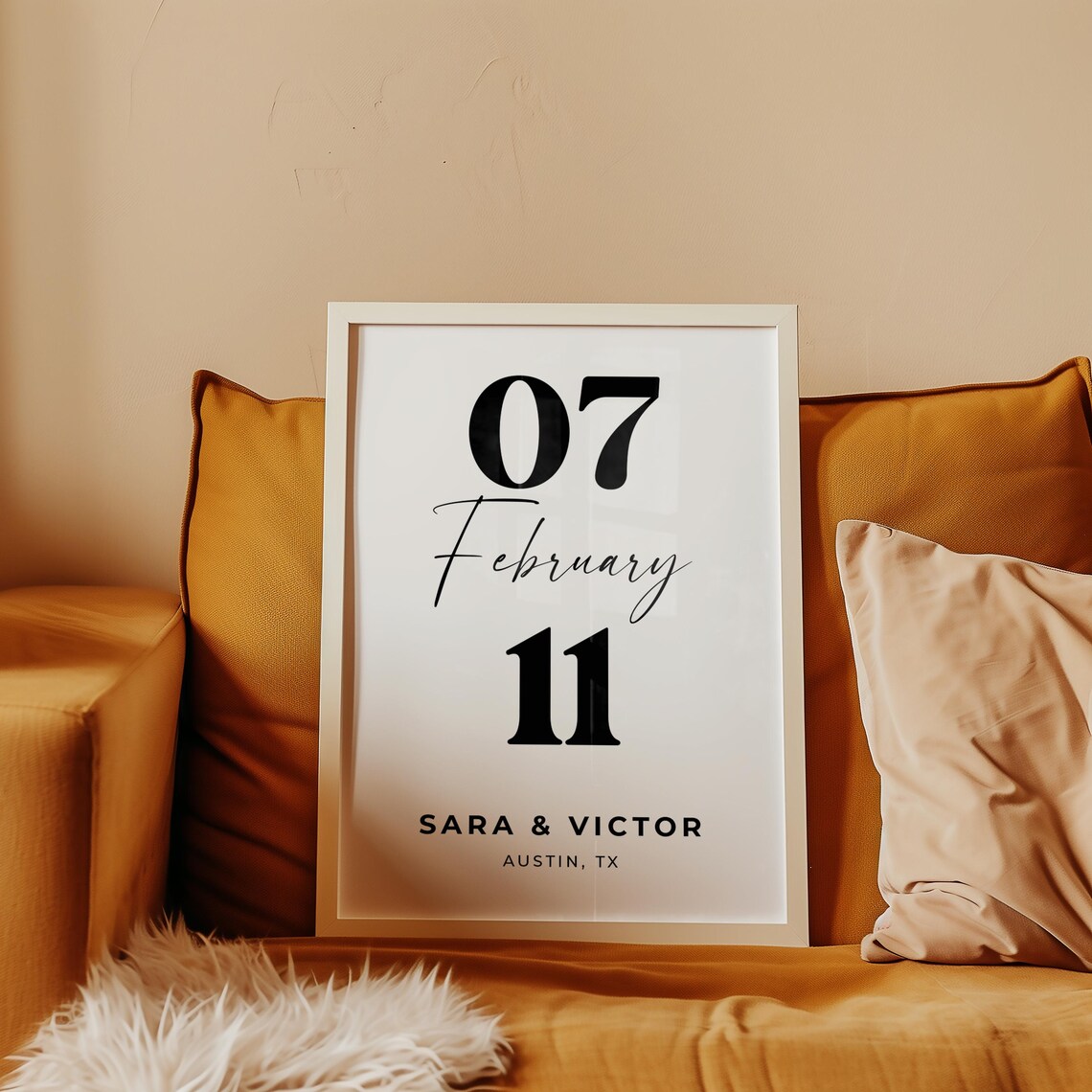 Anniversary Gift For Wife Important Dates Print - Image 5