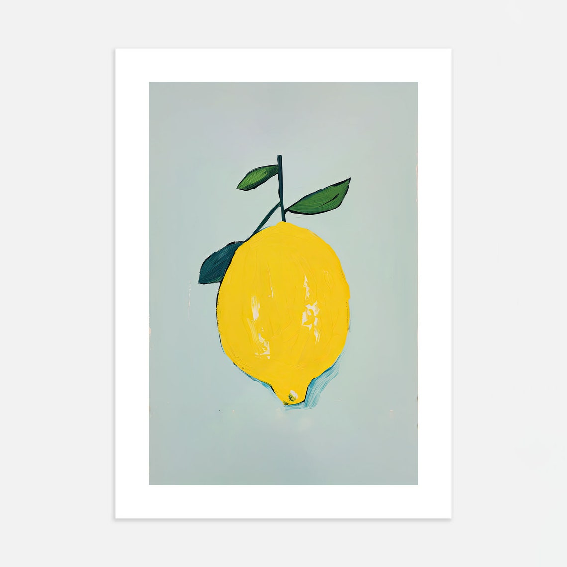 Lemon Kitchen Wall Art Kitchen Wall Decor Food And Prints Lemon Poster Minimalistic Lemon Print - Image 4