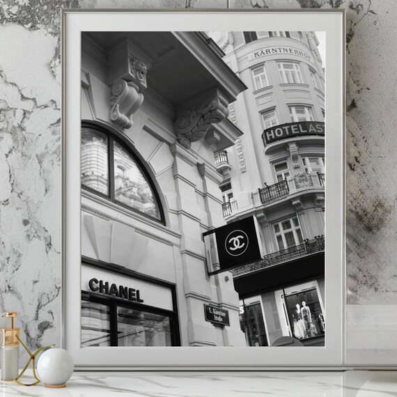 Black And White Luxury Wall Art Decor Fashion Poster Fashion Wall Art Home Decor Art Instant