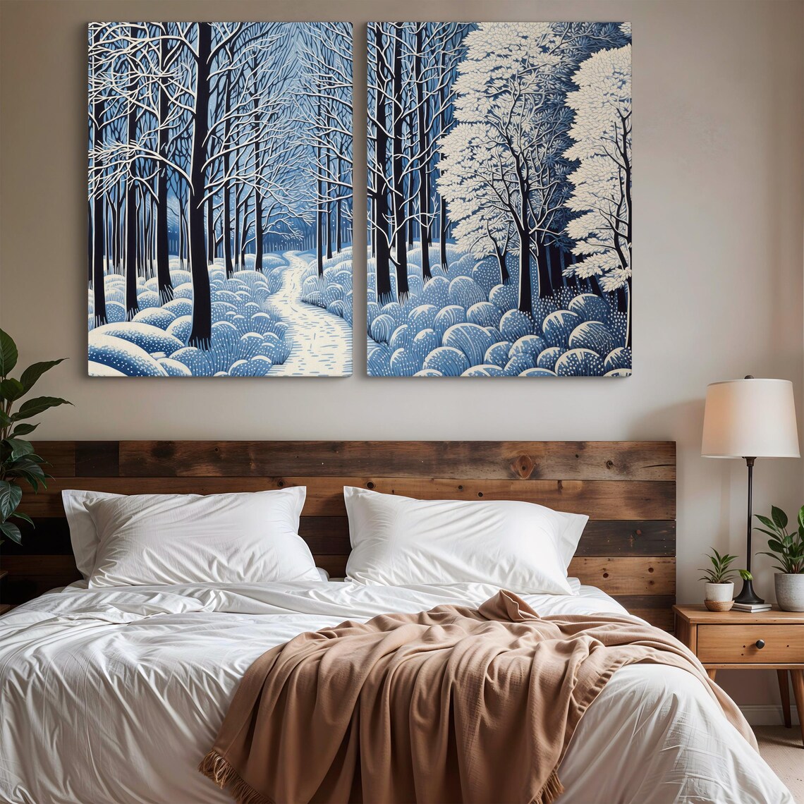 English Winter Landscape, Serene Nature Scene - Image 3