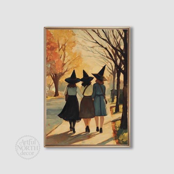 Three Witches Art Print, Everyday Magic