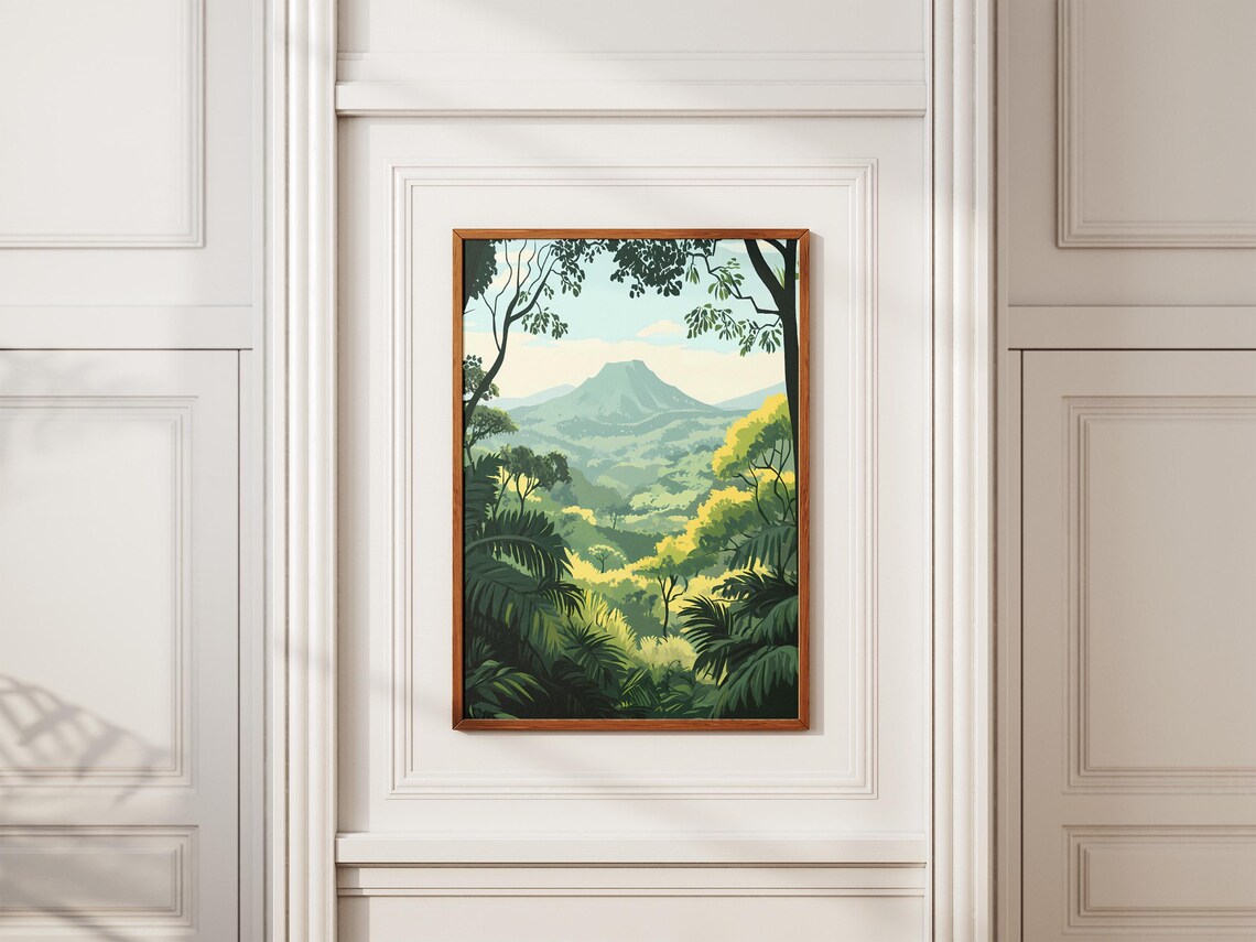Mount Nimba Ivory Coast Rainforest Mountain View Nature Poster - Image 2
