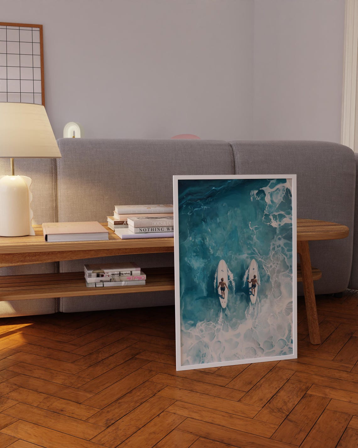 Surf Poster Coastal Wall Art For Beachy Room Decor Surf And Wave Print Above Couch Art For Coastal Style Beach Print - Image 5