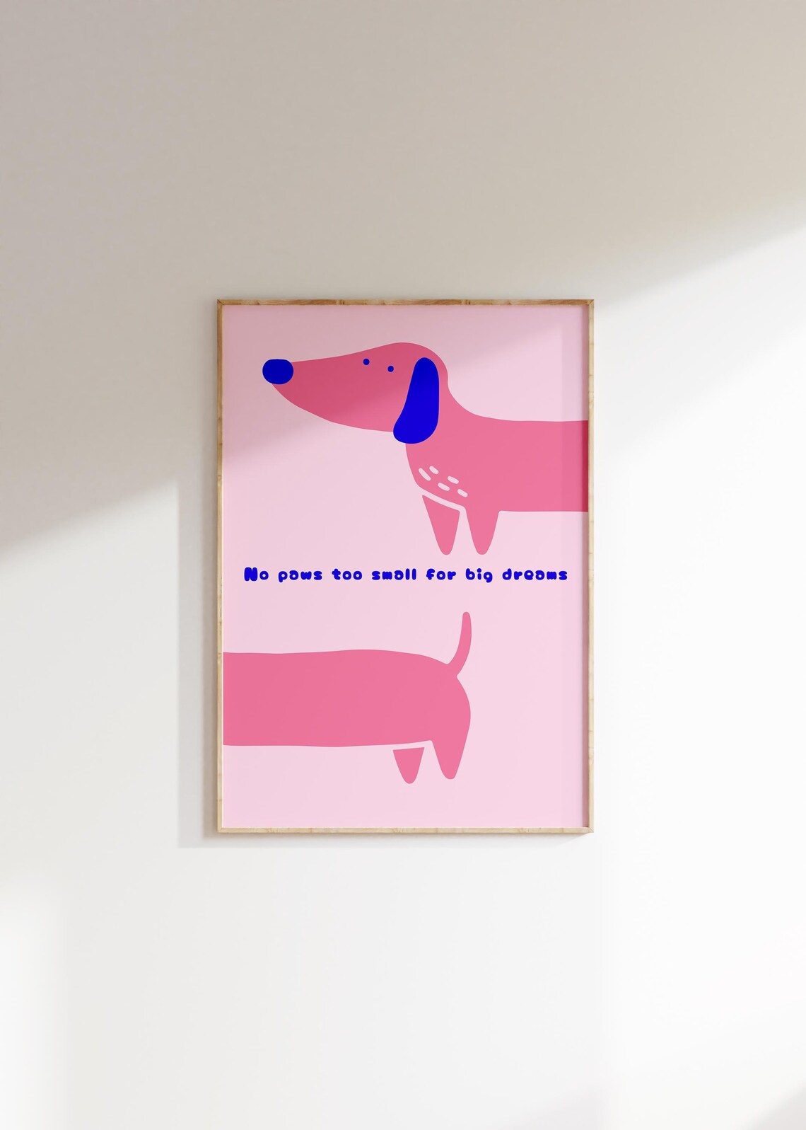 Dachshund Dog Funny Decor Art Print, Maximalist - Image 3