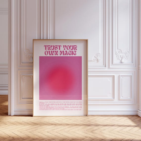 Manifestation Poster Spiritual Gifts Dopamine Decor Gift For Her Astrology Reading Aesthetic Room Decor Teen Girl Gifts