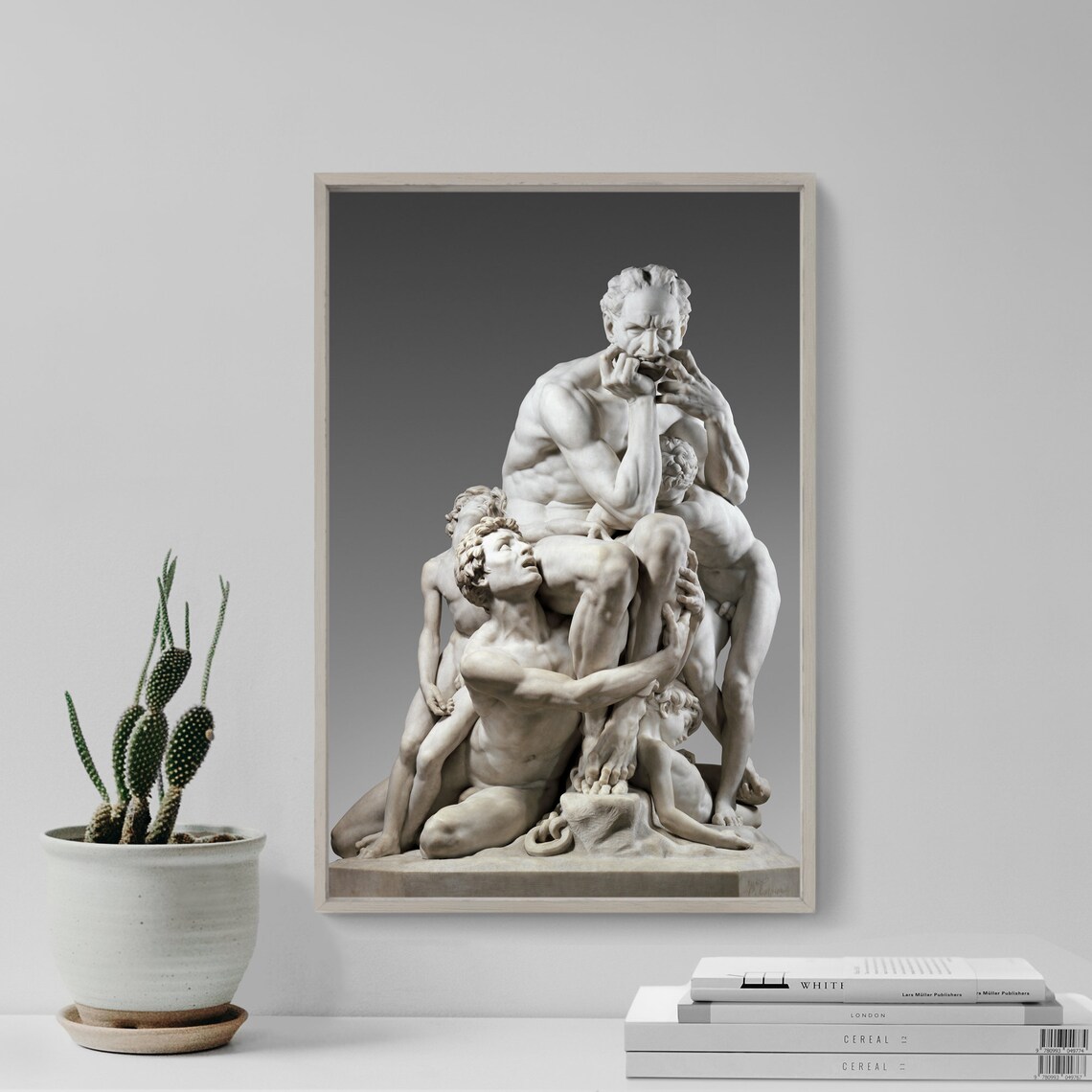 Jean Baptiste Carpeaux Ugolino And His Sons Art Print
