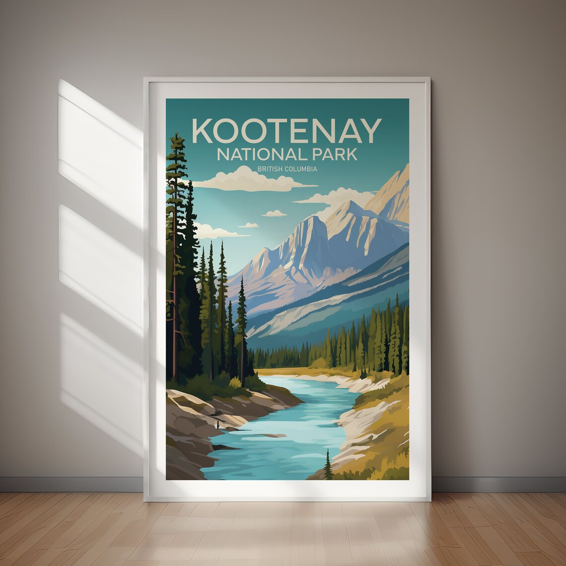 Kootenay Traditional National Park Travel Poster