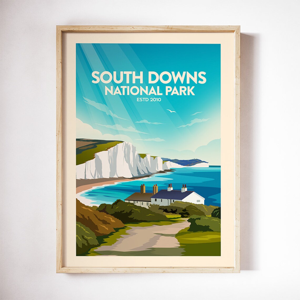 South Downs National Park Travel Poster - Image 3