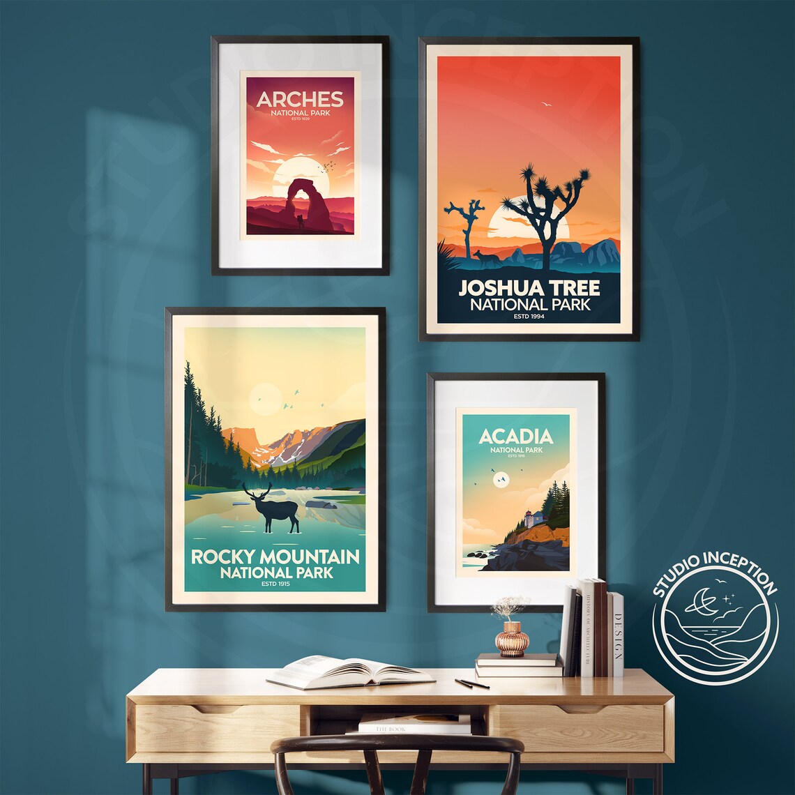Joshua Tree National Park Travel Art Print - Image 2