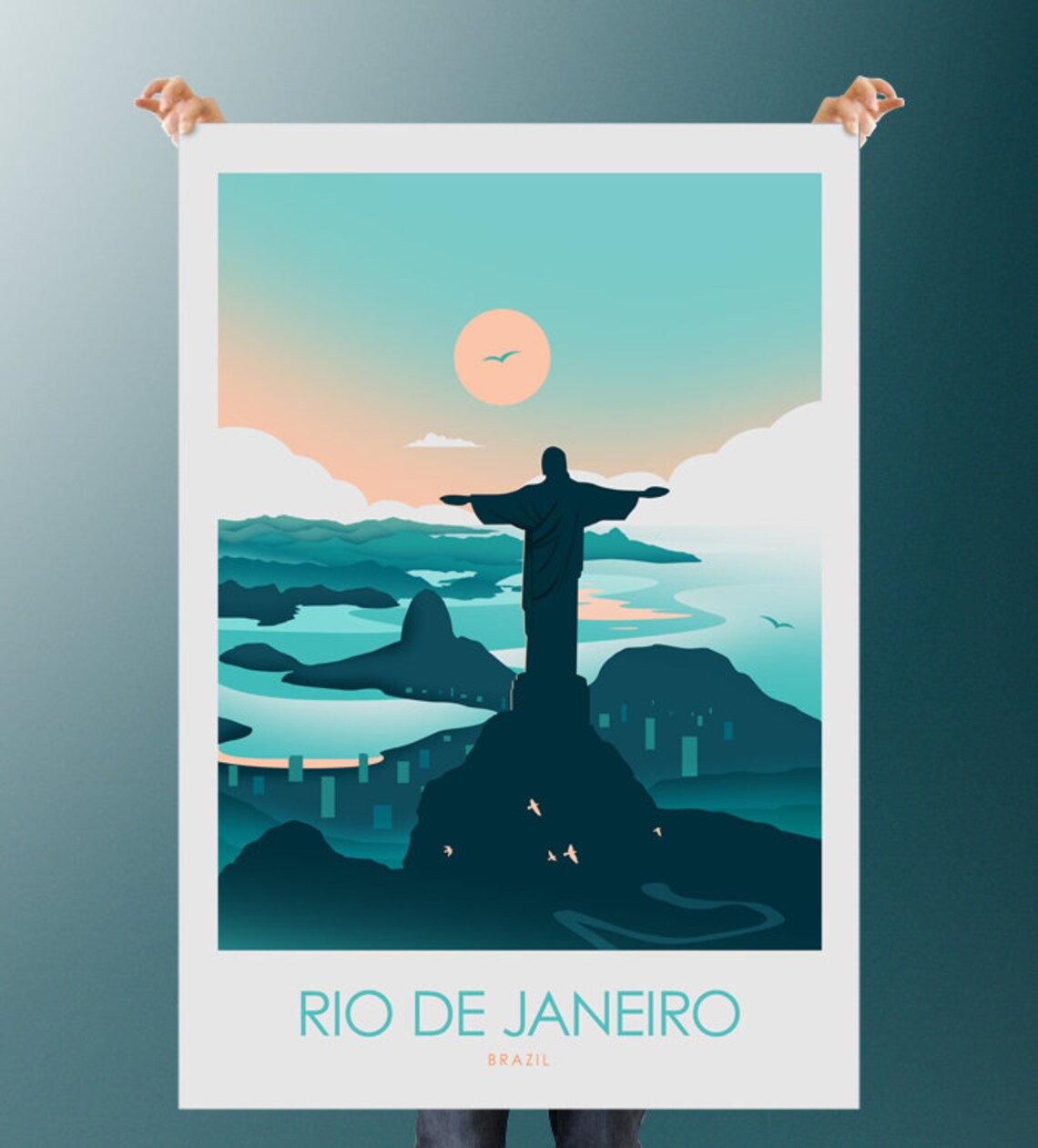 Brazil Rio De Janeiro Travel Poster, Latin America - Image 2
